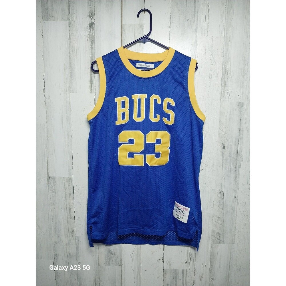 CHICAGO BULLS Michael Jordan Headgear Classics HS Jersey Size Large